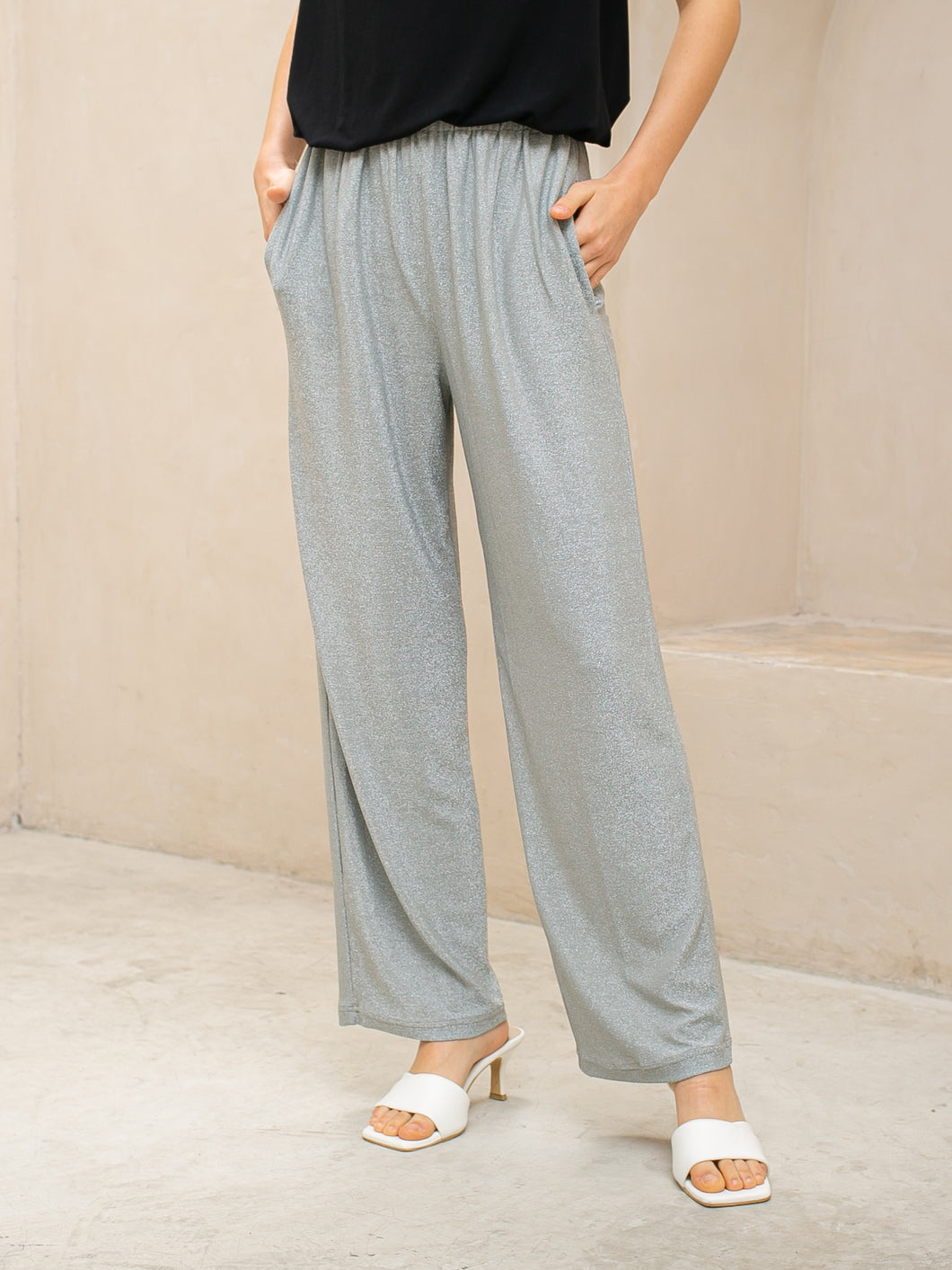 Rivera Pants - Shimmer Silver