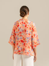 Load image into Gallery viewer, Mey Shanghai Blouse - RedOrange Flower
