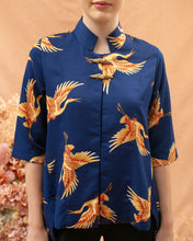 Load image into Gallery viewer, Verra Shanghai Blouse - Navy
