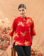 Load image into Gallery viewer, Verra Shanghai Blouse - Red
