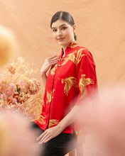 Load image into Gallery viewer, Verra Shanghai Blouse - Red
