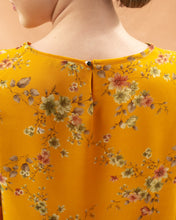 Load image into Gallery viewer, Helen Blouse - Yellow Flower
