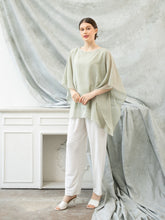 Load image into Gallery viewer, Diva Blouse - Shimmer Polkadot - Sage
