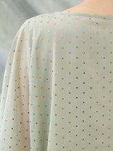 Load image into Gallery viewer, Diva Blouse - Shimmer Polkadot - Sage
