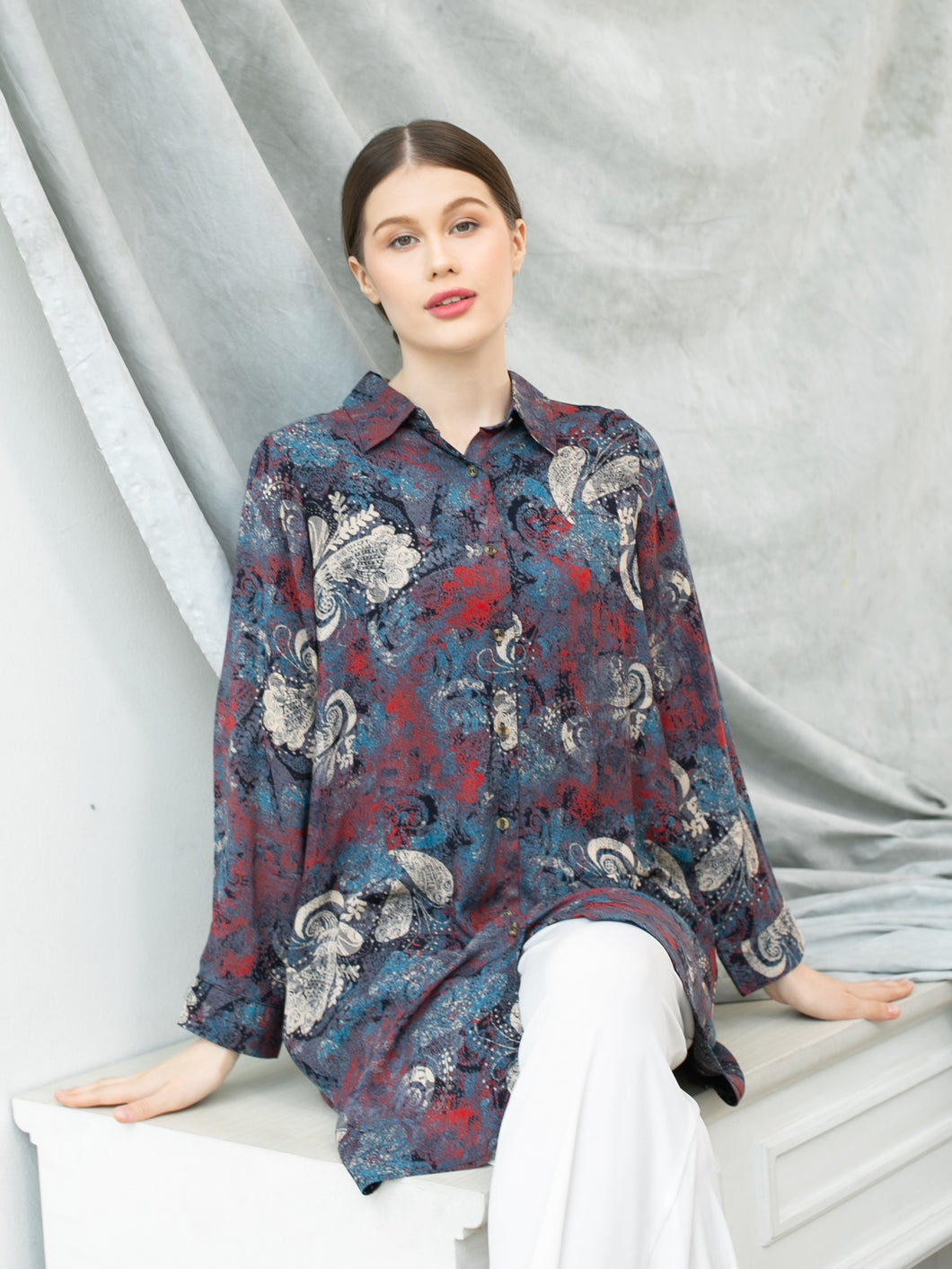 Soera Rayon Tunic Shirt