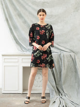 Load image into Gallery viewer, Helena Dress - Silk - Black
