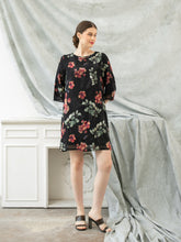 Load image into Gallery viewer, Helena Dress - Silk - Black
