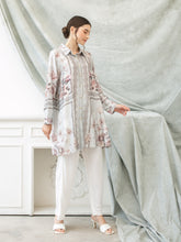 Load image into Gallery viewer, Soera Satin Tunic Shirt - Grey
