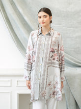 Load image into Gallery viewer, Soera Satin Tunic Shirt - Grey
