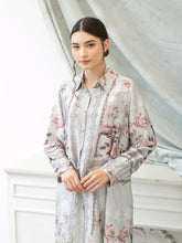 Load image into Gallery viewer, Soera Satin Tunic Shirt - Grey
