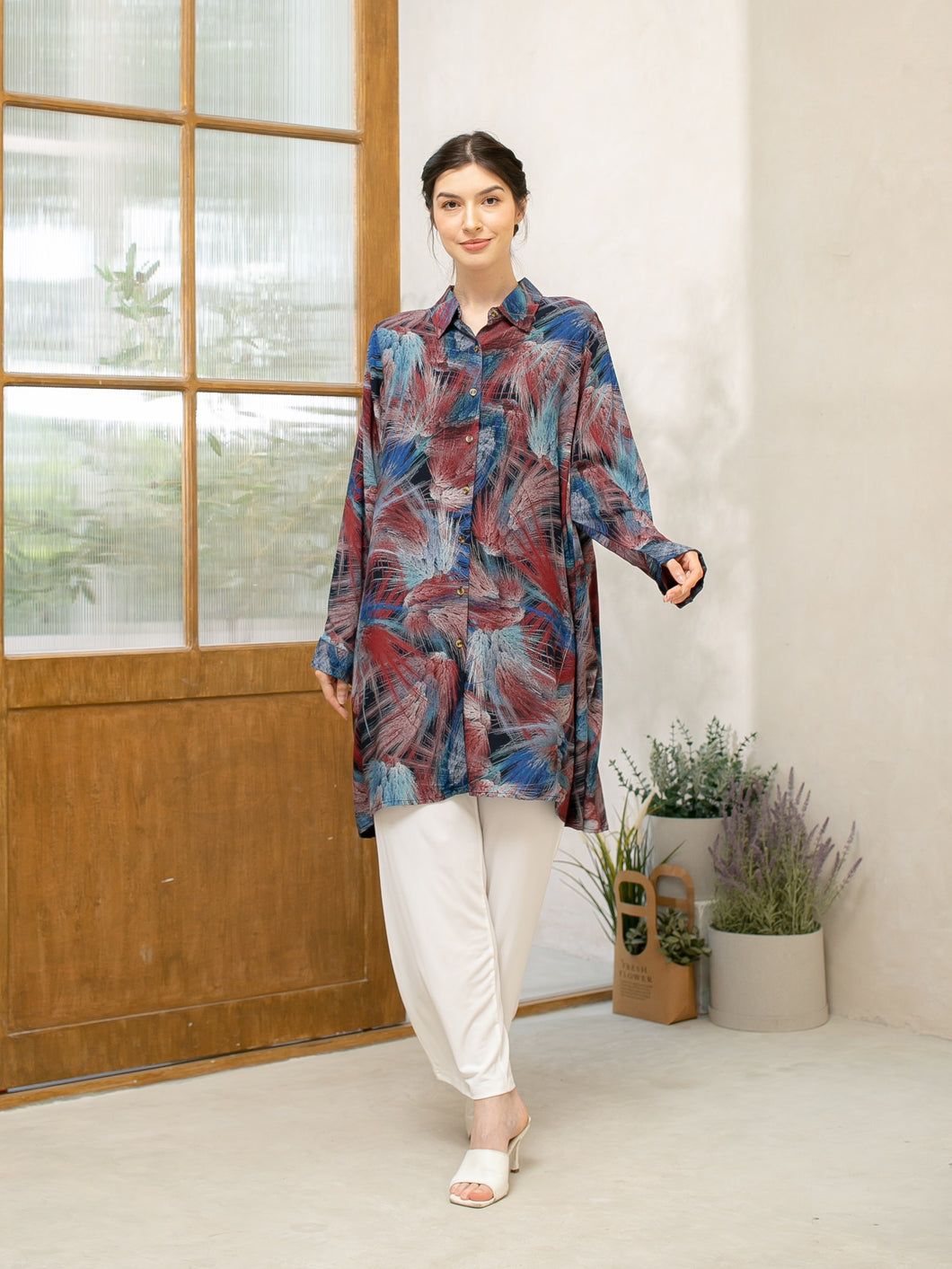 Soera Rayon Tunic Shirt