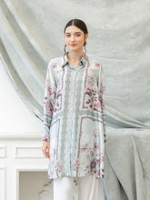 Load image into Gallery viewer, Soera Satin Tunic Shirt - Blue
