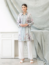 Load image into Gallery viewer, Soera Satin Tunic Shirt - Blue
