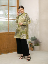 Load image into Gallery viewer, Soera Satin Tunic Kemeja - Green
