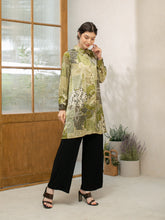 Load image into Gallery viewer, Soera Satin Tunic Kemeja - Green
