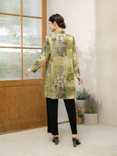 Load image into Gallery viewer, Soera Satin Tunic Kemeja - Green
