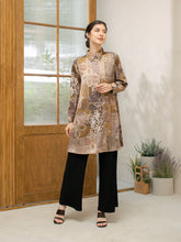 Load image into Gallery viewer, Soera Satin Tunic Kemeja - Brown
