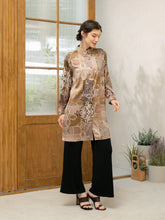 Load image into Gallery viewer, Soera Satin Tunic Kemeja - Brown
