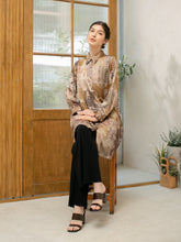 Load image into Gallery viewer, Soera Satin Tunic Kemeja - Brown
