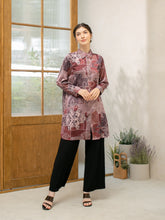 Load image into Gallery viewer, Soera Satin Tunic Kemeja - Maroon
