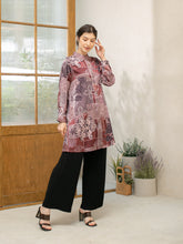 Load image into Gallery viewer, Soera Satin Tunic Kemeja - Maroon
