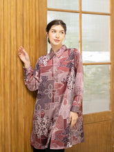 Load image into Gallery viewer, Soera Satin Tunic Kemeja - Maroon
