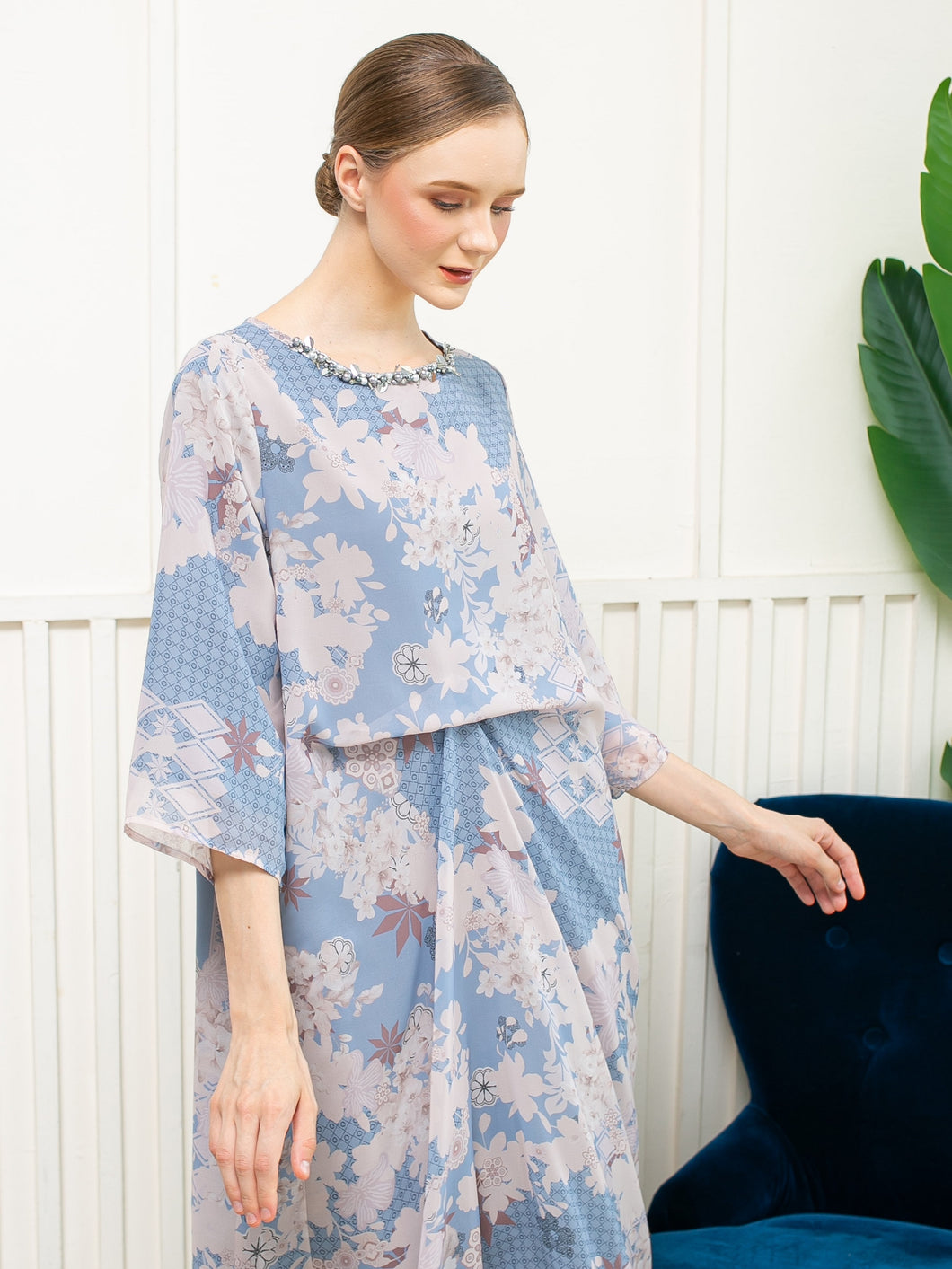 Catalia Dress - Periwinkle Blue