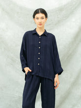 Load image into Gallery viewer, Remi Checkered Shirt - Navy
