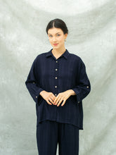 Load image into Gallery viewer, Remi Checkered Shirt - Navy
