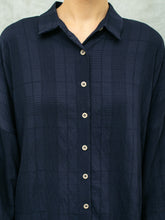 Load image into Gallery viewer, Remi Checkered Shirt - Navy
