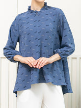 Load image into Gallery viewer, Filna Blouse - Plumeti Blue
