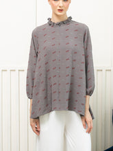 Load image into Gallery viewer, Filna Blouse - Plumeti Baby Blue
