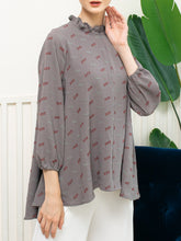 Load image into Gallery viewer, Filna Blouse - Plumeti Stone Grey
