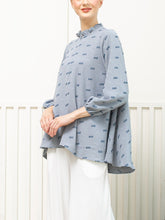 Load image into Gallery viewer, Filna Blouse - Plumeti Baby Blue
