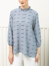 Load image into Gallery viewer, Filna Blouse - Plumeti Baby Blue
