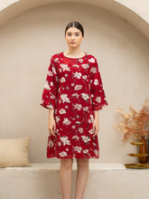 Load image into Gallery viewer, Helena Dress - Silk - Red
