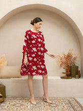 Load image into Gallery viewer, Helena Dress - Silk - Red
