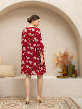 Load image into Gallery viewer, Helena Dress - Silk - Red
