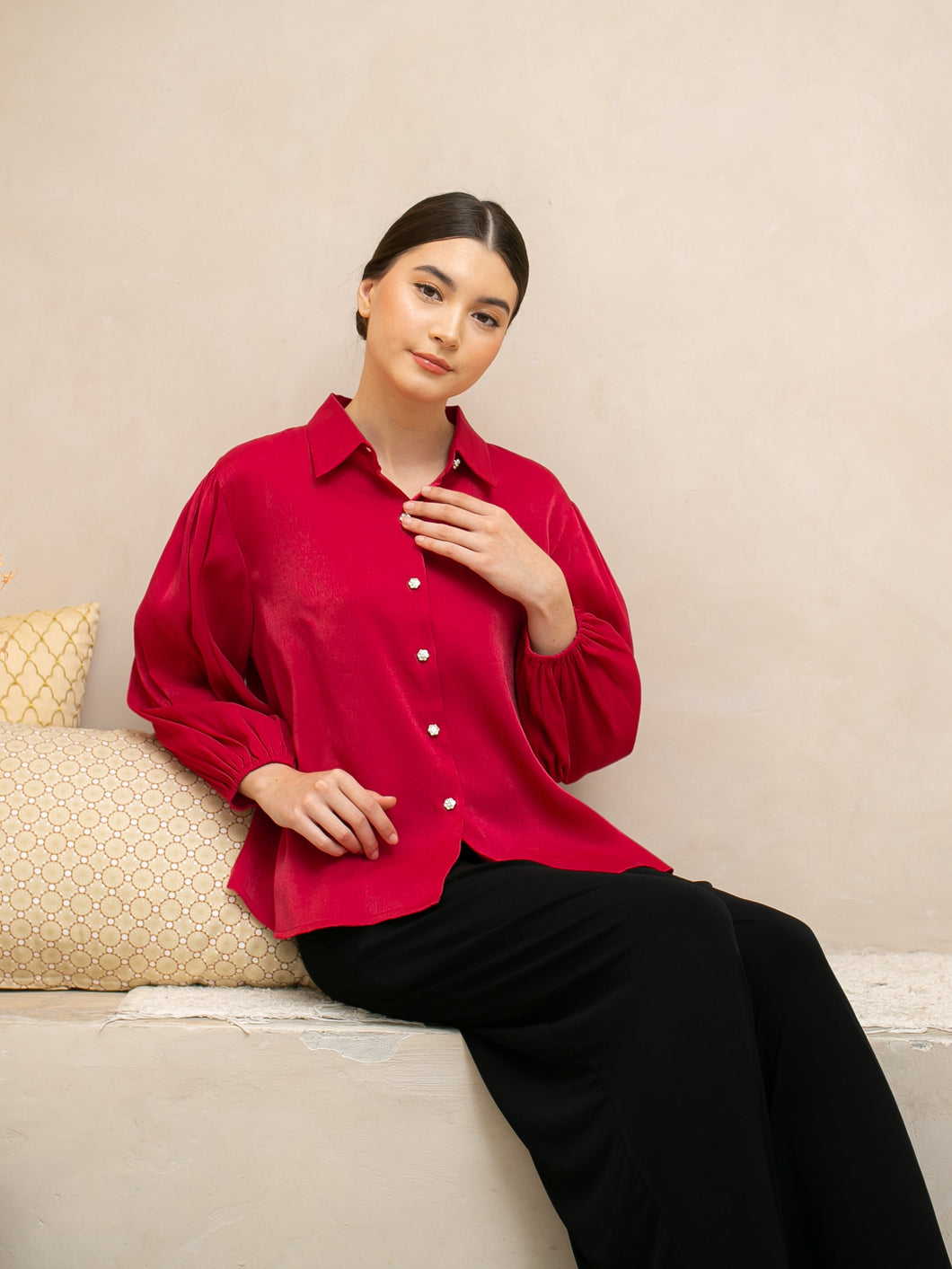 Liana Shirt - Red