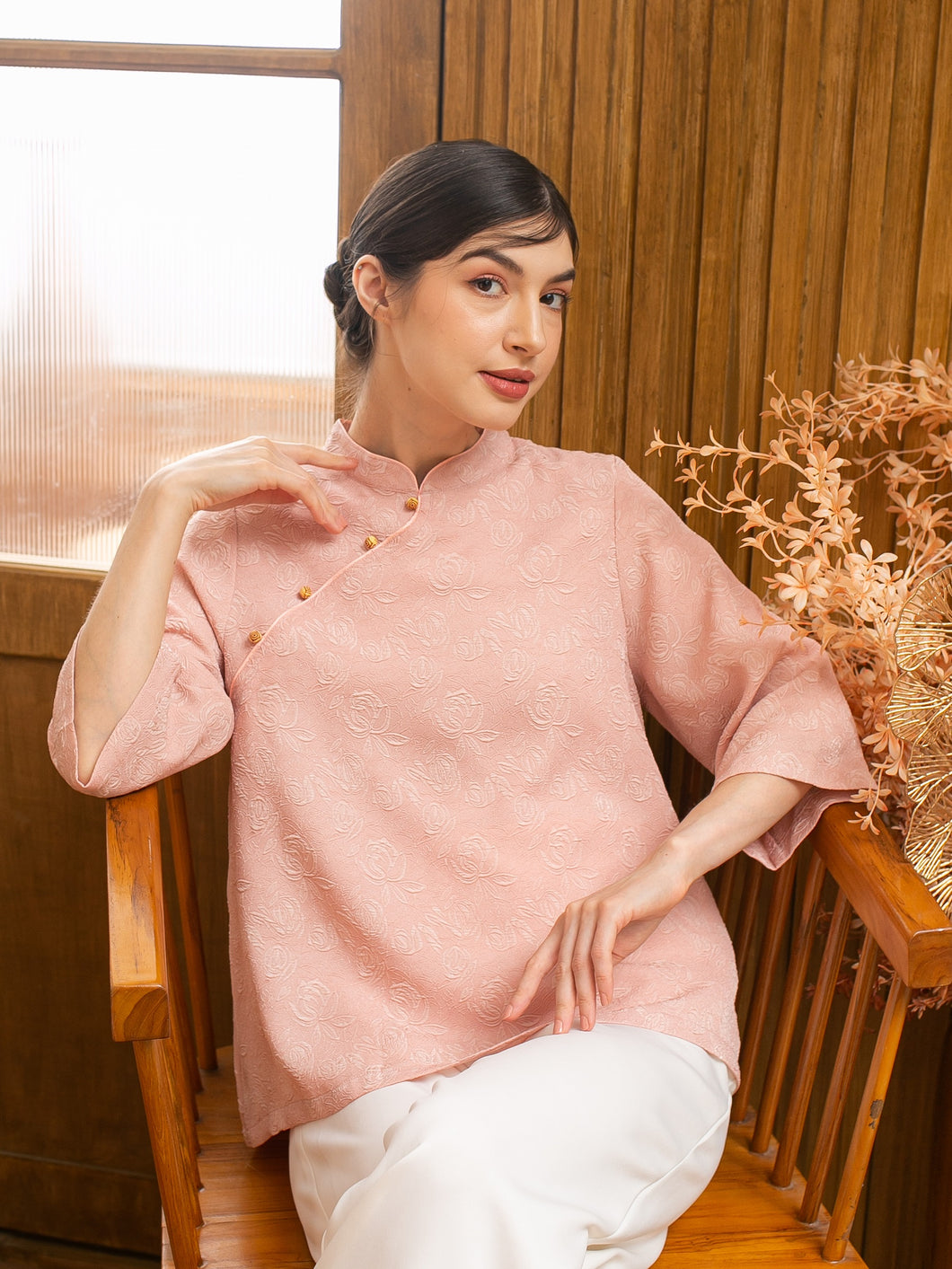 Mey Shanghai Blouse - Pink Rose