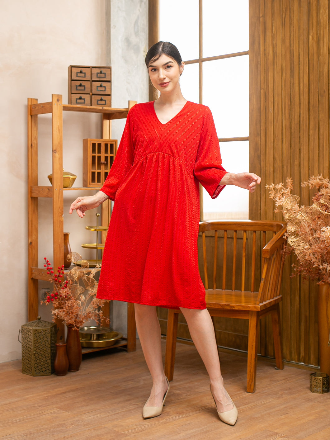 Flo Dress - Red