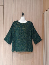 Load image into Gallery viewer, Helen Blouse - Green dots
