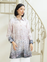 Load image into Gallery viewer, Soera Satin Tunic Shirt - Ethnic
