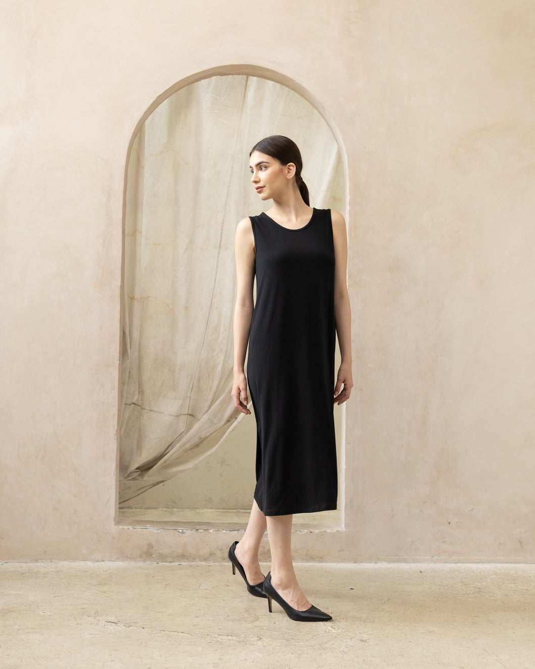 Maria Two-Way Dress - Black