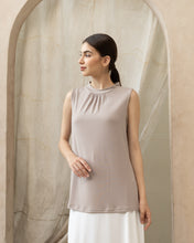 Load image into Gallery viewer, Sierra Top - Sleeveless High Neck - Sand
