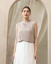 Load image into Gallery viewer, Sierra Top - Sleeveless High Neck - Sand
