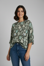 Load image into Gallery viewer, Helen Blouse - Black Sage
