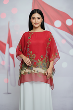 Load image into Gallery viewer, Diva Blouse - Batik Flower
