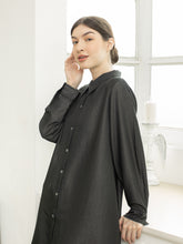 Load image into Gallery viewer, Sora Denim Tencel Tunic Shirt
