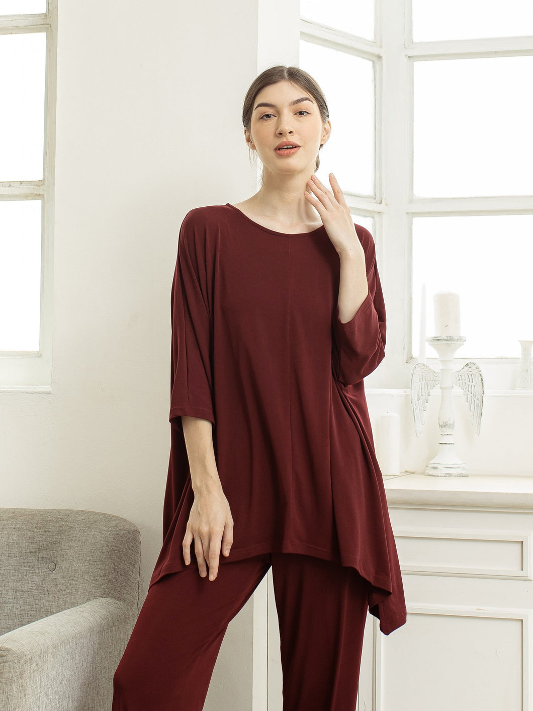 Indy Blouse - Maroon